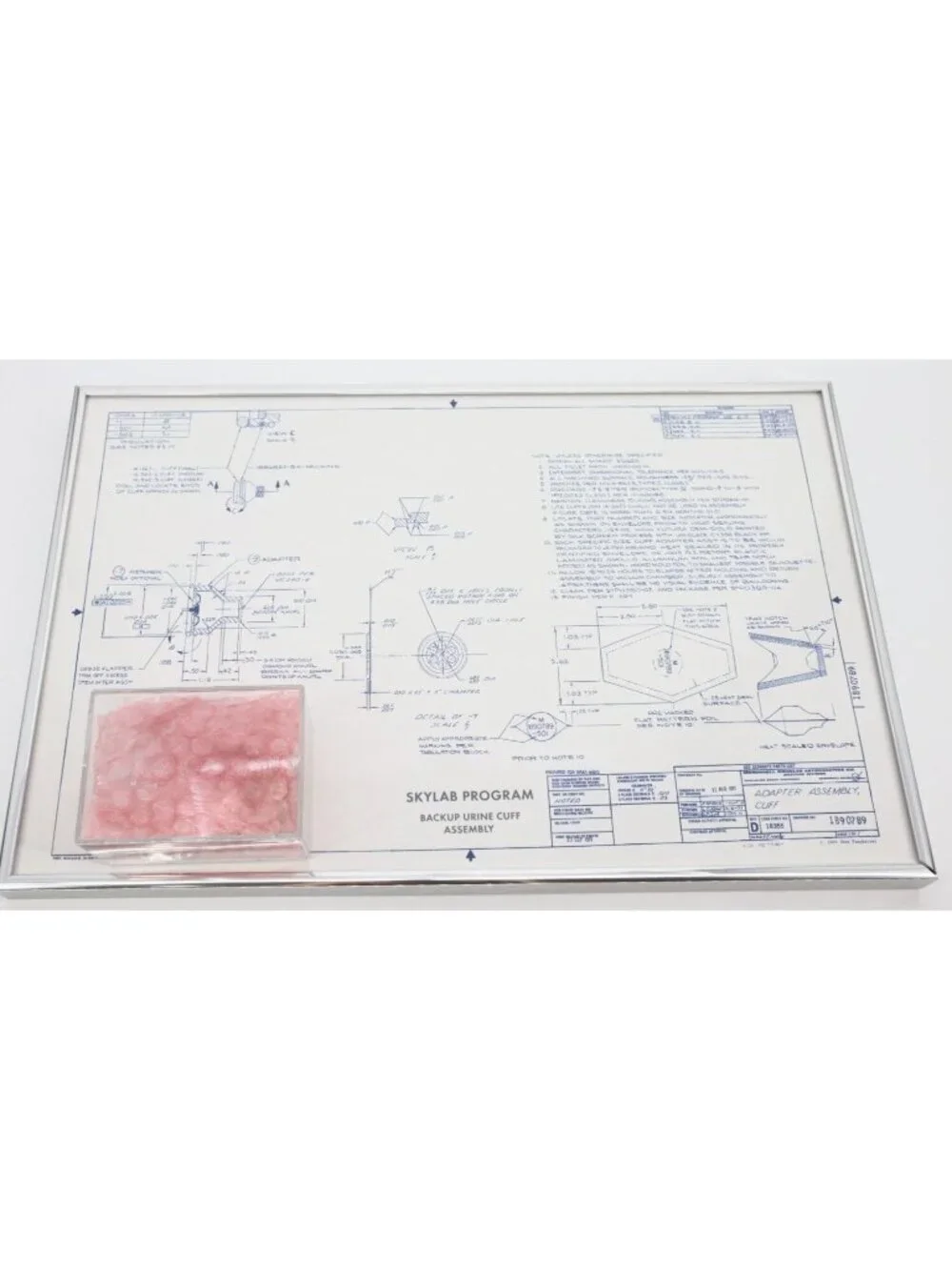 NASA Skylab Program 1973 Space Artifact Urine Collection Method